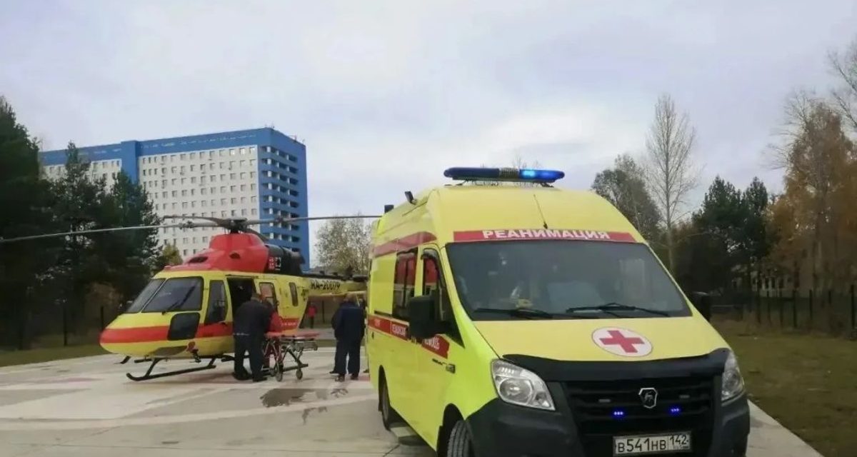 В Кузбассе открыли 24-ю вертолётную площадку — пациентов кардиоцентра доставляют прямо к врачам